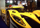 Sporta auto "Aquila CR1" pārsteidz izstādes "Auto Exotica 2012" apmeklētājus