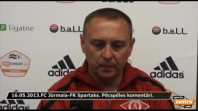 Koņevs:"Spartaks spēlēja futbolu, mēs skraidījām pa laukumu"