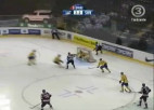 Video: Mārtiņš Karsums takes out Tobias Enstrom.