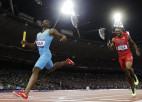 Bahamieši pārsteidz un uzvar 4x400 metros, Lavillenī jauns olimpiskais rekords
