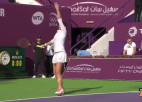 Video: Ostapenko ar iespaidīgu uzbrukuma tenisu nopelna pusfinālu