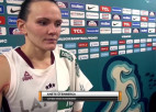Video: Šteinberga: "Man bija jānes rezultāts iepriekšējās spēlēs"