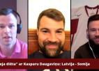 Video: "Hokeja diēta" ar Kasparu Daugaviņu - Latvija "bullīšos" zaudē somiem