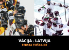 Latvija - Vācija 1:2 (spēle galā)