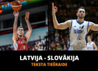 Teksta tiešraide: Latvija - Slovākija (spēle noslēgusies)