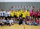 Jaunatnes čempionatā U15 vecuma grupā handbolā triumfē Ludzas NSS handbolistes