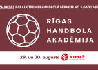 Rīgā iespēja trenēties handbolā no piecu gadu vecuma