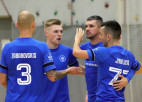 Telpu futbola centrālajā spēlē ''Petrow'' un ''RFS Futsal'' uzvarētāju nenoskaidro