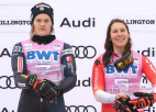 Šveiciete un zviedriete dala pirmo vietu Pasaules kausa sacensībās slalomā