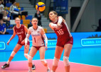 Latvijas volejbolistes Ziemeļmaķedonijā izcīna pirmo uzvaru Sudraba līgas sezonā