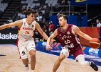 Latvija atspēlē 12 punktu starpību un pārsteidz pasaules čempioni