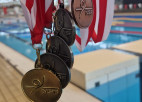 Latvijas peldētāja izcīna pilnu medaļu komplektu Ziemeļvalstu atklātajā vecmeistaru čempionātā