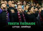 Teksta tiešraide: Latvija - Armēnija 2:0 (Spēle noslēgusies!)