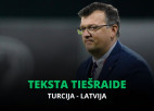 Teksta tiešraide: Turcija - Latvija 4:0 (Spēle galā)