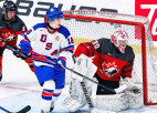 ASV hokejisti turpina dominanci Kanādā notiekošajā junioru izaicinājuma turnīrā