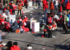 "Chiefs" <i>Super Bowl</i> uzvaras parādes laikā nogalināts viens un ievainoti deviņi cilvēki