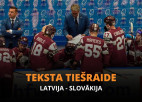 Teksta tiešraide: Latvija - Slovākija 3:2 (Mačs noslēdzies!)