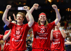 Olborgas handbolisti no Čempionu līgas troņa gāž Magdeburgu, "Barcelona" dominē