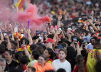 ''Euro 2024'' čempione Spānija Madridē sagaidīta ar līdzjutēju parādi