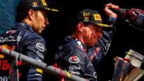 Video: Otro posmu pēc kārtas saplīst "Red Bull" uzvarētāju kauss