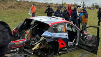 Somu sportists Centrāleiropas WRC piedzīvo iespaidīgu avāriju