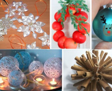 Oriģināli Ziemassvētku un jaungada rotājumi. 10 radošas idejas