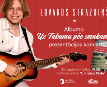 Edvards Strazdiņš izdod jaunu albumu un aicina uz prezentācijas koncertu