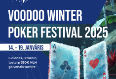 Aicina piedalīties Voodoo Winter Poker Festival 2025