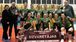 Nacionālās līgas čempioņu titulu iegūst "Mārupes SC" volejbolistes