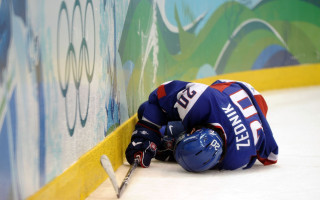 Foto: Olimpiskais hokejs turnīrs. Pusfināli