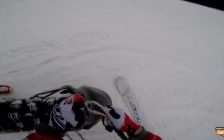 Video: <i>Izbrauc</i> Ķeguma skijoringa trasi!