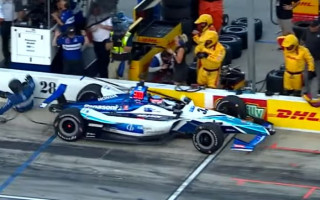 Video: Takuma Sato boksos notriec mehāniķi