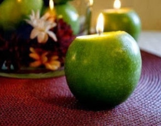 Radoša ideja: oriģināli ābolu svečturi pašu rokām