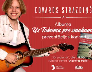 Edvards Strazdiņš izdod jaunu albumu un aicina uz prezentācijas koncertu