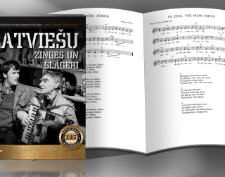 Izdota nošu grāmatas "Latviešu populārākās ziņģes un šlāgeri" atjaunota un papildināta versija!