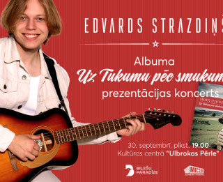 Edvards Strazdiņš izdod jaunu albumu un aicina uz prezentācijas koncertu