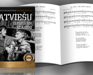 Izdota nošu grāmatas "Latviešu populārākās ziņģes un šlāgeri" atjaunota un papildināta versija!