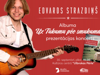 Edvards Strazdiņš izdod jaunu albumu un aicina uz prezentācijas koncertu