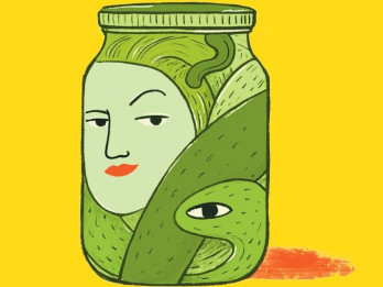 Evijas Martukānes pirmā grāmata “Četrdesmit burkas gurķu” – dzīvespriecīgi stāsti valodas baudītājiem Evijas Martukānes pirmā grāmata “Četrdesmit burkas gurķu” – dzīvespriecīgi stāsti valodas baudītājiem