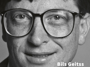 Latviski izdota grāmata par to, kas patiesībā ir Bils Geitss Latviski izdota grāmata par to, kas patiesībā ir Bils Geitss