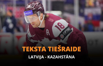 Teksta tiešraide: Latvija - Kazahstāna 0:0 (rit 2. periods)