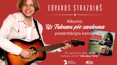 Edvards Strazdiņš izdod jaunu albumu un aicina uz prezentācijas koncertu