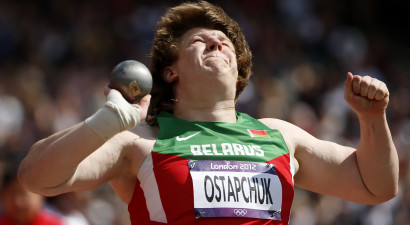 Baltkrievietei Ostapčukai par dopinga lietošanu atņem Londonas zeltu