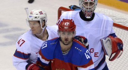 Radulovs nodrošina Krievijas hokejistiem ceturtdaļfinālu pret Somiju