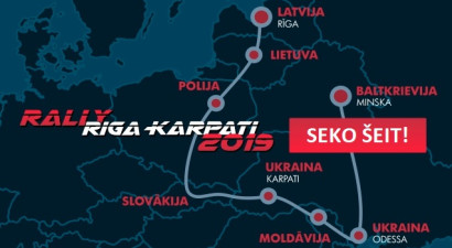 Seko līdzi Rallijam Rīga - Karpati 2019 kartē!
