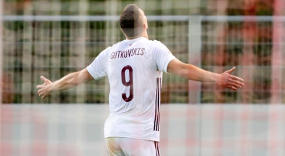 Latvijai ceturtā uzvara Nāciju līgā, Gutkovskis vēlreiz iesit divus vārtus