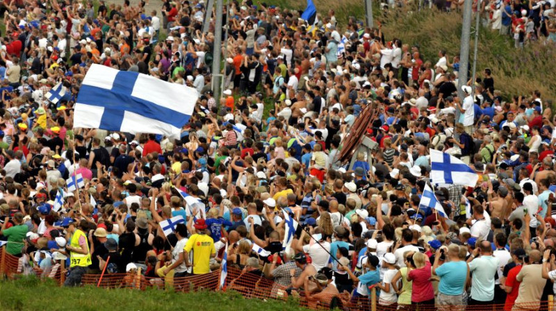 Rallija līdzjutēji Somijā
Foto: AFP/Scanpix