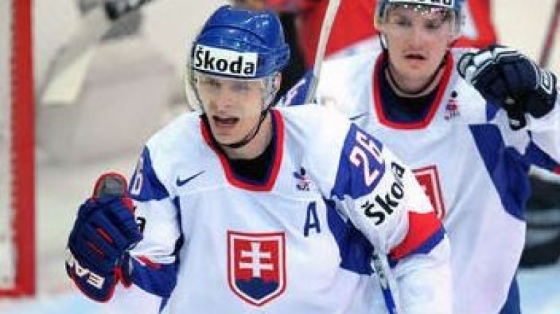Slovākijas izlases hokejisti
Foto: AFP