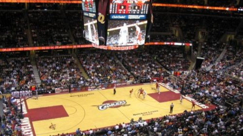 Viena no "Cavs" panākumu atslēgām - "The Quicken Loans Arena"
Foto: cleveland.about.com