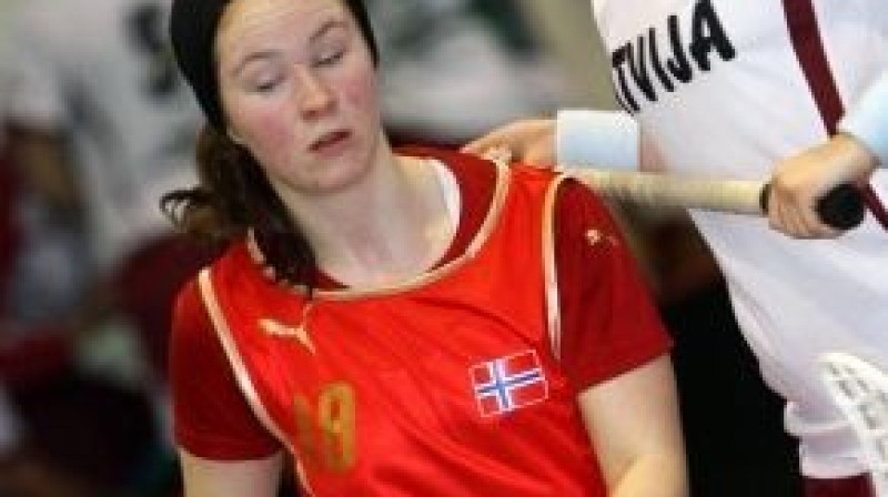 Norvēģijas uzbrucēja Marna Lunde 
Foto: Ritvars Raits